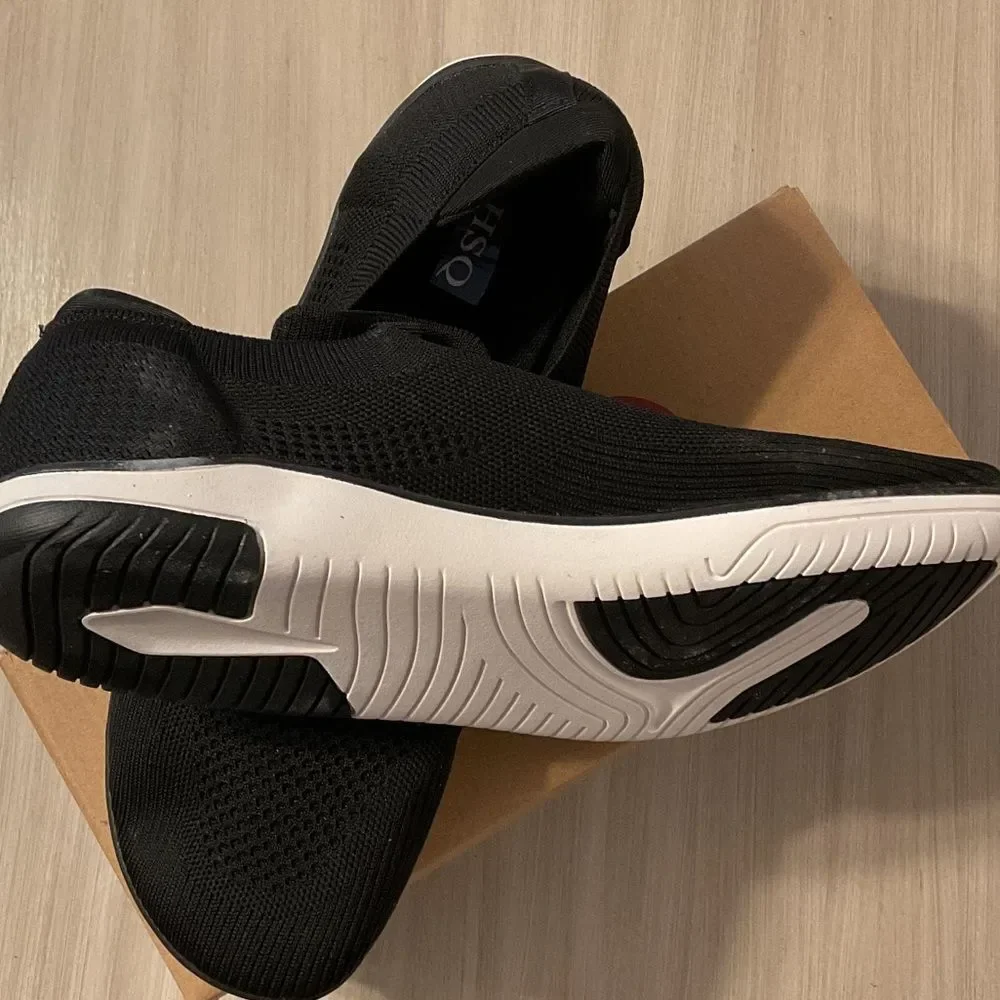 HSQ Black Slip-on casual sneakers - Picture 3 of 5